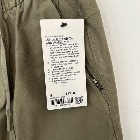 LULULEMON Utilitech Pull-on Classic-fit Pants - Picture 3 of 4
